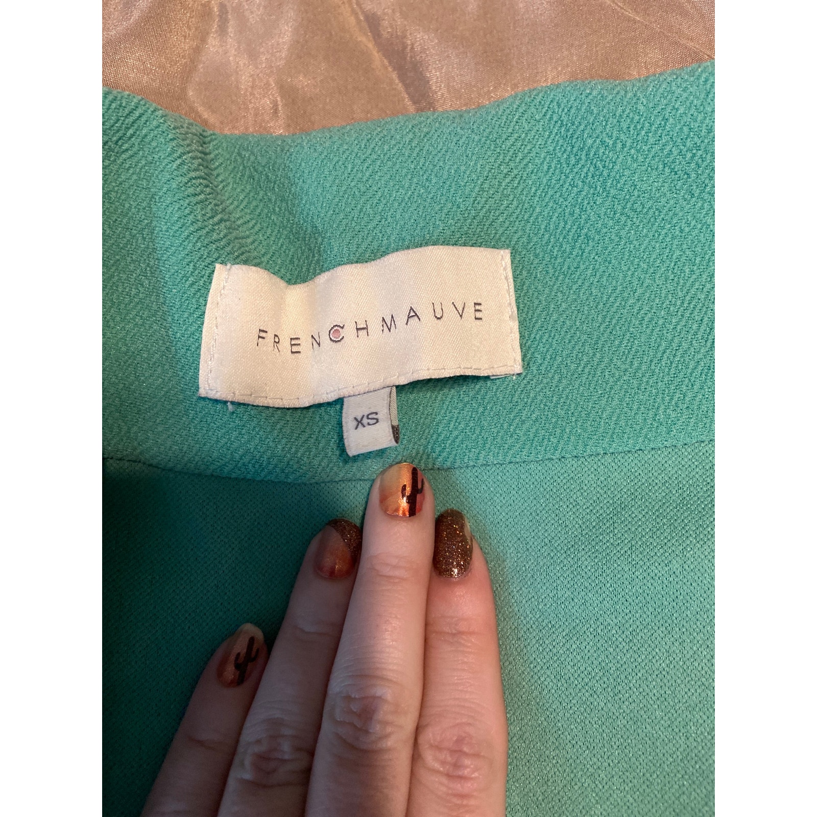 Frenchmauve Green Blazer Size Xs — image 2 of 4